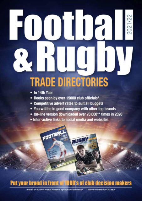 Still time to get in the Football & Rugby Trade Directories