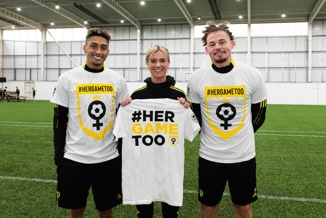 Leeds United announce partnership with Her Game Too